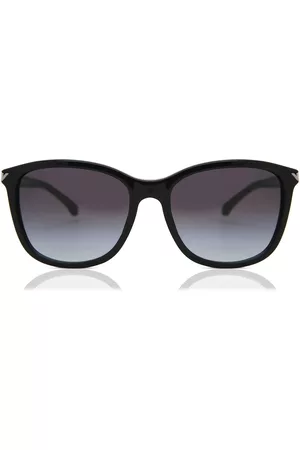 Emporio Armani EA4060F Ajuste Asiático 50178G Gafas de Sol para Mujer Negras