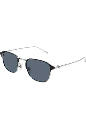 Montblanc MB0189S 006 Gafas de Sol para Hombre Plateadas