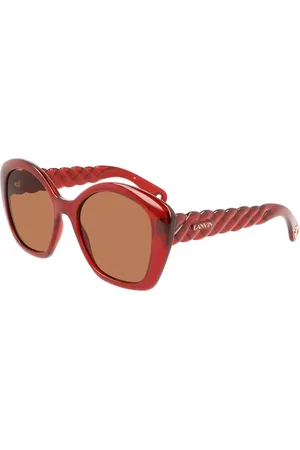 Lanvin LNV628S 601 Gafas de Sol para Hombre Rojas