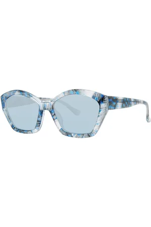 Kensie Party Look Peacock Gafas de Sol para Hombre Azules