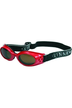 Sinner Bugsy Para Niños SISU-245-65-30 Gafas de Sol Para Niños Rojas