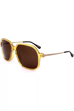 Dunhill SDH130 0760 Gafas de Sol para Hombre Amarillas