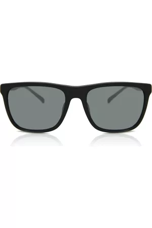 Armani Exchange AX4080SF Ajuste Asiático 80786G Gafas de Sol para Hombre Negras