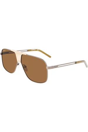 Salvatore Ferragamo SF 292S 027 Gafas de Sol para Hombre Grises