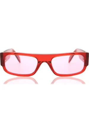 Retrosuperfuture SMILE PVC Gafas de Sol para Hombre Rojas