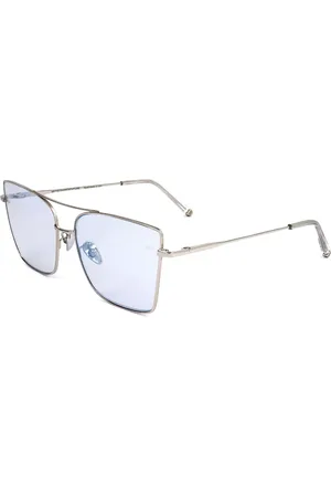 Retrosuperfuture RIVA CG7 Gafas de Sol para Hombre Plateadas