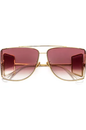 Retrosuperfuture AUTORE 2TONE RED I5O Gafas de Sol para Hombre Dorados