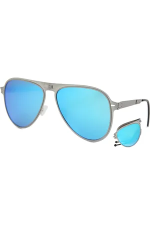 ROAV 8101 Atlas Folding Plateadas Polarized 11.63 Gafas de Sol para Hombre Negras