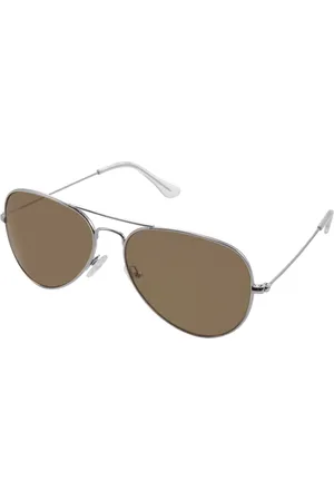 BON CHARGE Maverick Azules-Light Block Plateadas Gafas de Sol para Hombre Plateadas