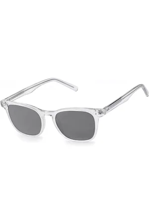 BON CHARGE Transparentes Grises Azules-Light Block Cristal Gafas de Sol para Hombre Cristal