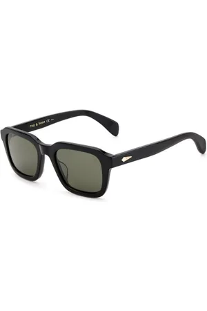 RAG&BONE RNB5046/G/S Ajuste Asiático 807/70 Gafas de Sol para Hombre Negras