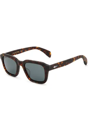 RAG&BONE RNB5046/G/S Ajuste Asiático 086/QT Gafas de Sol para Hombre Careyshell