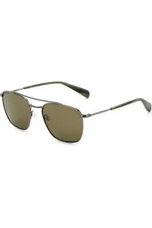 RAG&BONE RNB5047/G/S Ajuste Asiático 6A4/QT Gafas de Sol para Hombre Grises