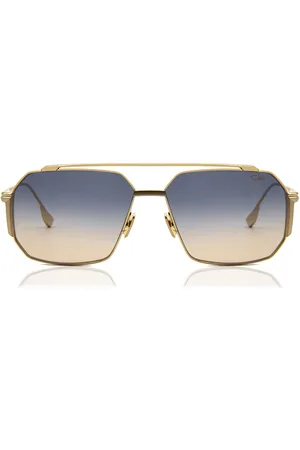Cazal 755 002 Gafas de Sol para Hombre Dorados