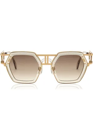 Cazal 677 003 Gafas de Sol para Hombre Blancas