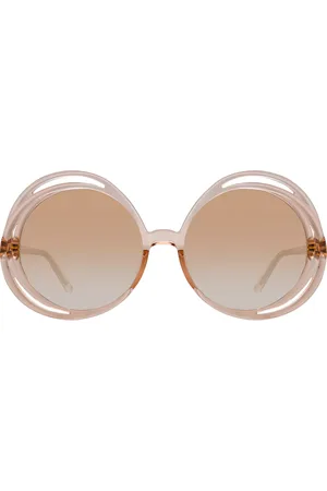 Linda Farrow ELLEN LFL1172 C5 Gafas de Sol para Mujer Cristal