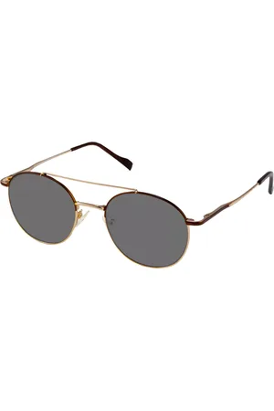 BON CHARGE Chester Grises Azules-Light Block Marrones Gafas de Sol para Hombre Dorados