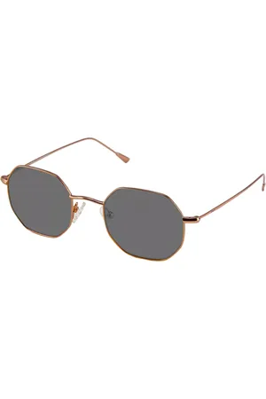 BON CHARGE Miki Grises Azules-Light Block Dorados Gafas de Sol para Hombre Rose-Dorados