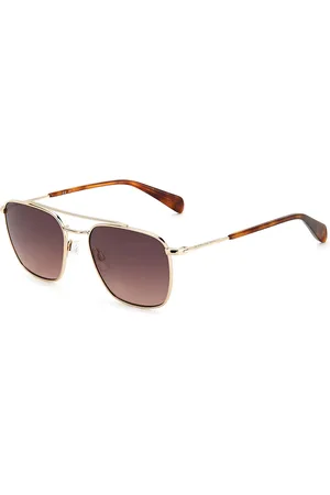 RAG&BONE RNB5047/G/S Ajuste Asiático 06J/3X Gafas de Sol para Hombre Dorados