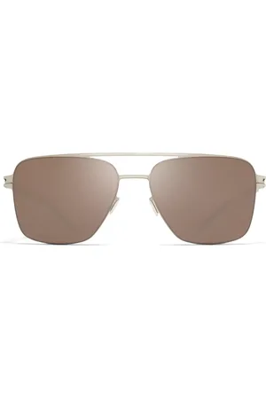 MYKITA Bernie Polarized 459 Gafas de Sol para Hombre Plateadas