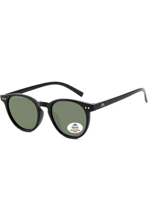 Montana Montana Gafas Recetadas MP75 Polarized MP75A Gafas de Sol para Hombre Negras