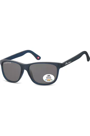 Montana Montana Gafas Recetadas MP48 Polarized MP48E Gafas de Sol para Hombre Azules