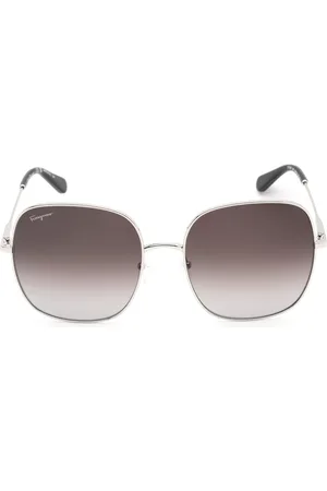 Salvatore Ferragamo SF 300S 041 Gafas de Sol para Mujer Plateadas