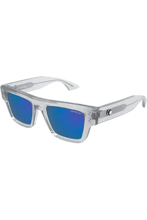Montblanc MB0253S 004 Gafas de Sol para Hombre Grises