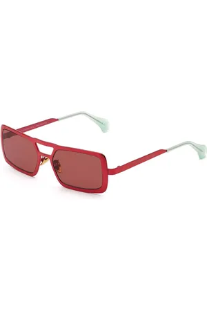 Retrosuperfuture STEREO PLASMA MM4 Gafas de Sol para Hombre Rojas