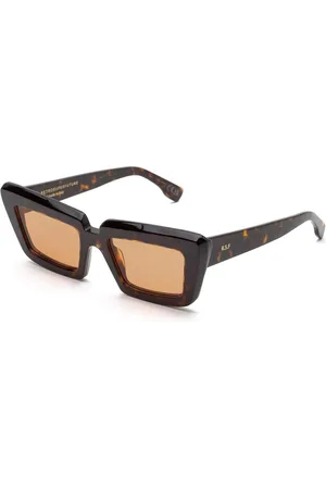 Retrosuperfuture COCCODRILLO WHITE 17M Gafas de Sol para Hombre Careyshell