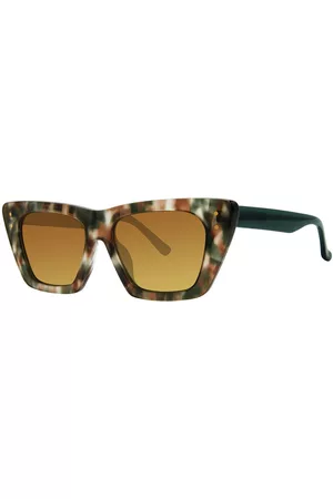 Kensie Just Enough Polarized Camo Carey Gafas de Sol para Mujer Careyshell