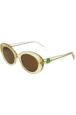 Benetton 5055 400 Gafas de Sol para Mujer Amarillas