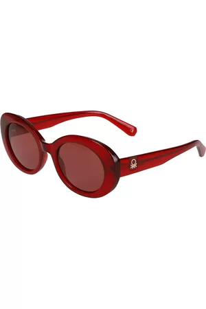 Benetton 5055 200 Gafas de Sol para Mujer Rojas