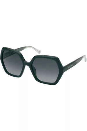 Nina Ricci SNR356 06WT Gafas de Sol para Mujer Verdes