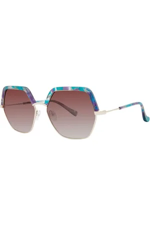 Kensie Feel Pretty Mermaid Marble Gafas de Sol para Mujer Azules