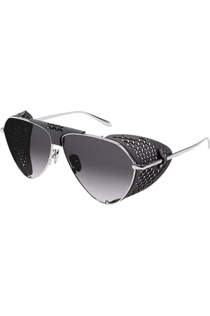 Azzedine Alaia AA0067S 001 Gafas de Sol para Mujer Plateadas