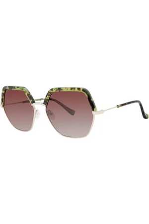 Kensie Feel Pretty Verdes Carey Gafas de Sol para Mujer Careyshell