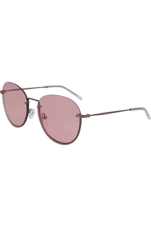 DKNY DK101S 608 Gafas de Sol para Mujer Marrones