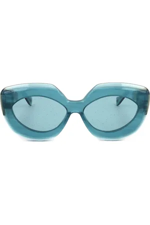 Agent Provocateur Edena Turquoise Pearl Gafas de Sol para Mujer Azules
