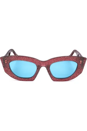 Agent Provocateur Kitti Glamorama Dark Rosas Glitter Gafas de Sol para Mujer Rosas