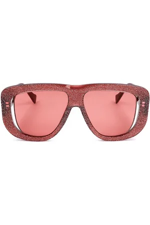 Agent Provocateur Karley Glamorama Dark Rosas Glitter Gafas de Sol para Mujer Rosas