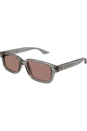 Montblanc MB0286S 003 Gafas de Sol para Hombre Grises