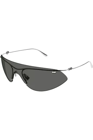 Bottega Veneta BV1272S 002 Gafas de Sol para Hombre Plateadas