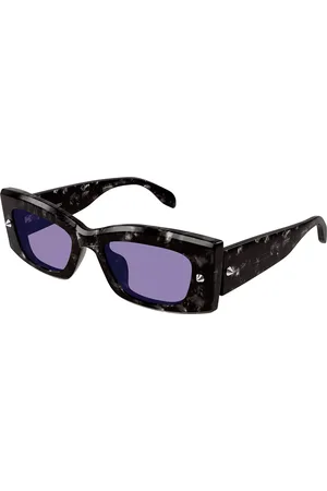 Alexander McQueen AM0426S Ajuste Asiático 003 Gafas de Sol para Hombre Careyshell
