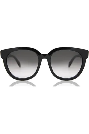 Alexander McQueen AM0304SK Ajuste Asiático 001 Gafas de Sol para Hombre Negras