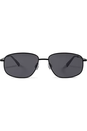 Messyweekend LAURENCE Negras Grises Gafas de Sol para Hombre Negras
