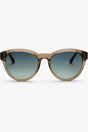 Messyweekend RITA Bottle Verdes Gafas de Sol para Mujer Marrones