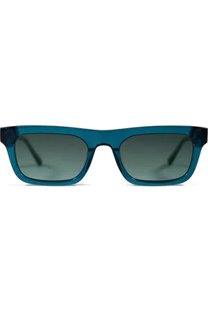 Messyweekend NEW DYLAN Turquoise Verdes Gafas de Sol para Hombre Azules