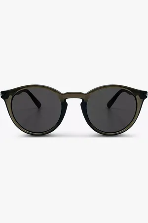 Messyweekend HOBBES Army Grises Gafas de Sol para Mujer Verdes