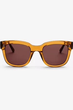 Messyweekend LIV Marrones Marrones Gafas de Sol para Mujer Naranjas